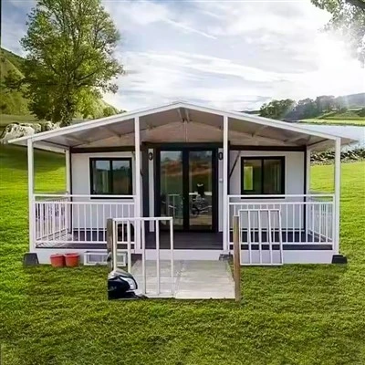 Casa de contenidors extensible modular prefabricada